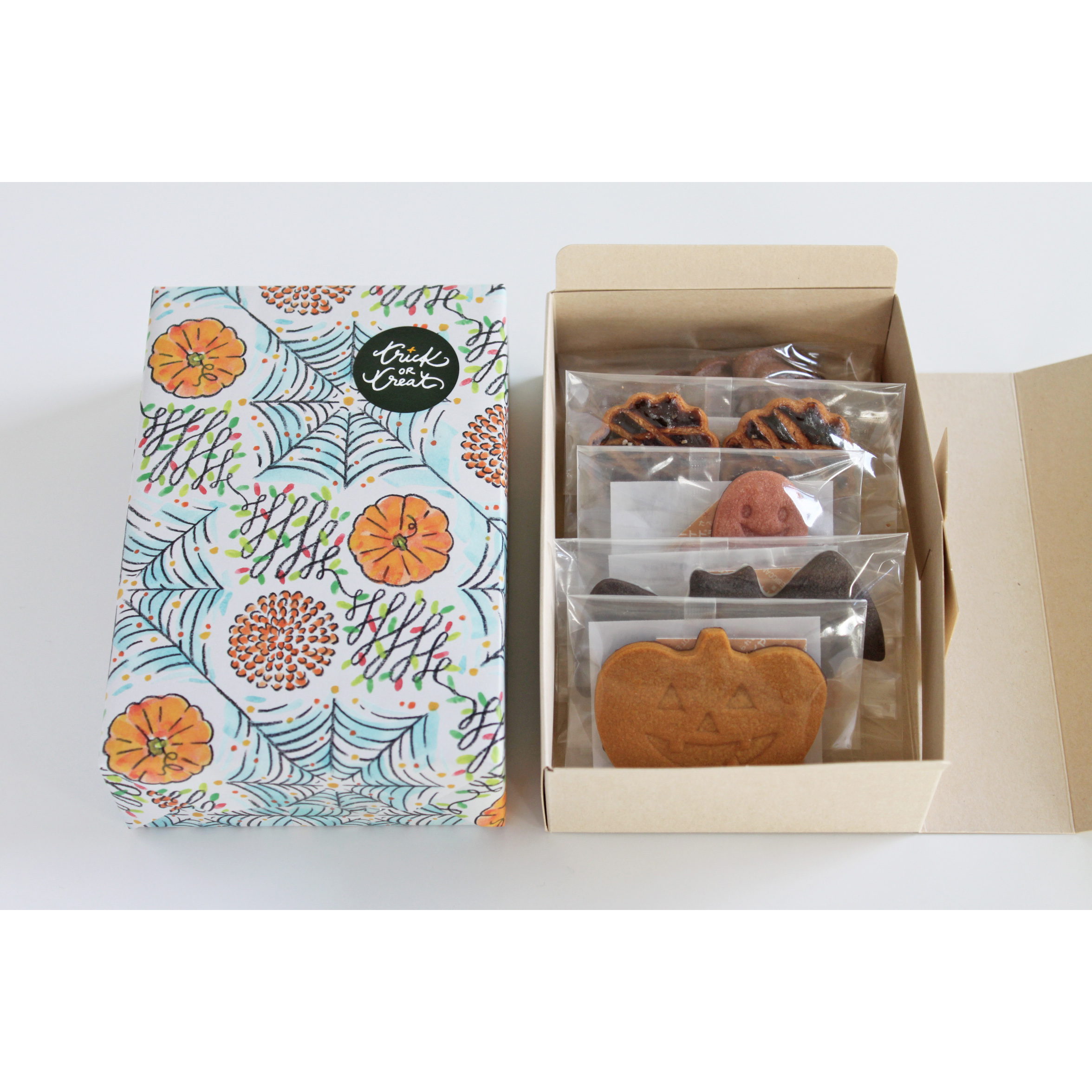 ハロウィンのお菓子 クラフト箱