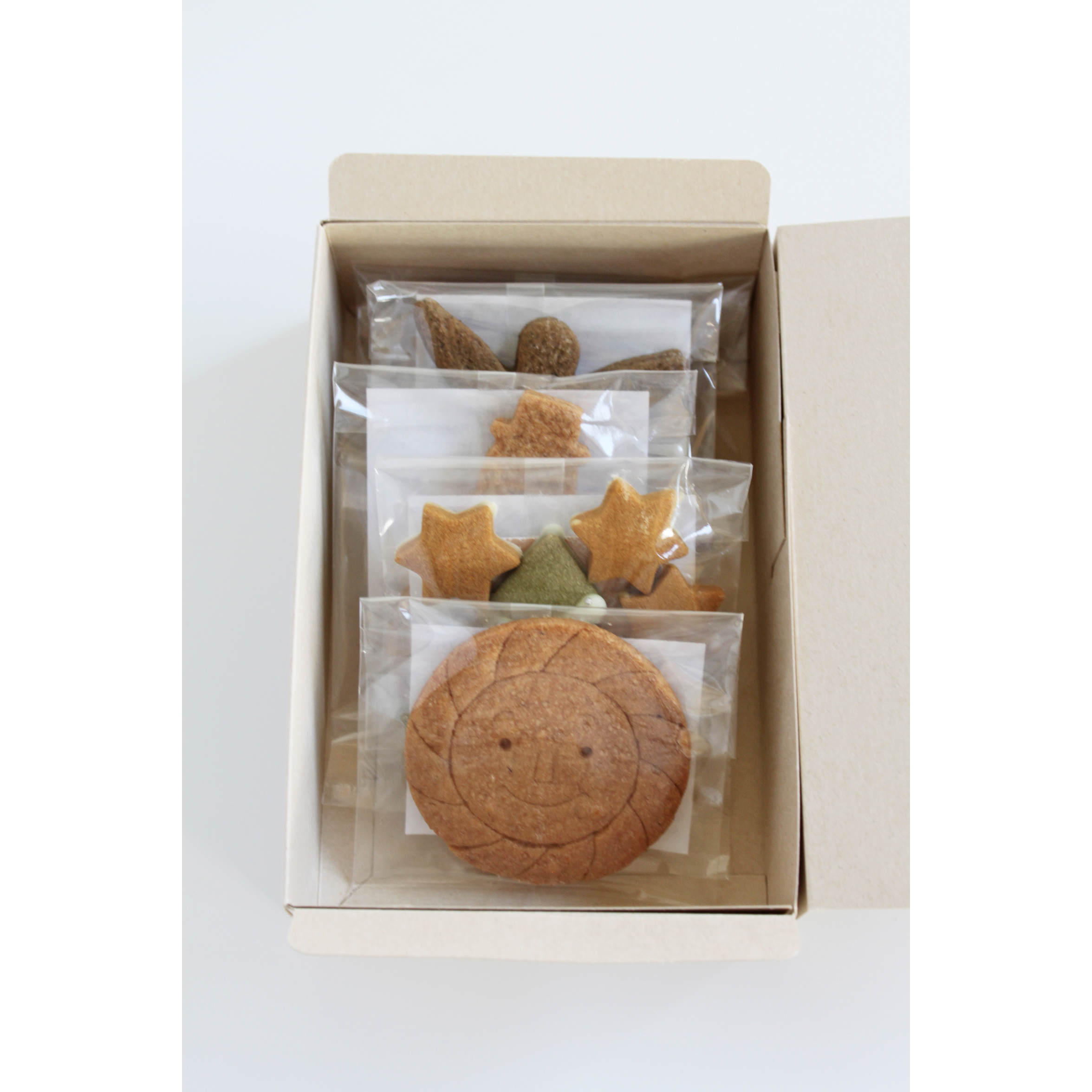 クリスマスのお菓子 クラフト箱 - 画像 (2)